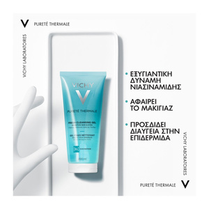 VICHY Purete Thermale Gel Καθαρισμού Προσώπου & Ματιών (200ml)